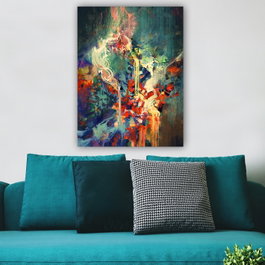 Wallity Lienzo decorativo Multicolor 70 x 100 cm